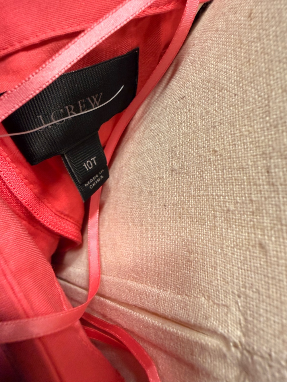 J. Crew Strapless Fluted Ruffle Hem Dark Pink Dress - Picture 6 of 9